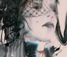 Load image into Gallery viewer, The Woman in Black - Carne Griffiths
